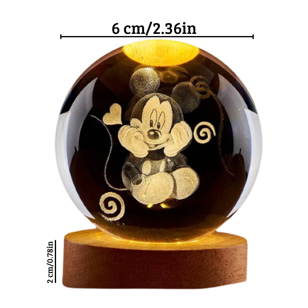 Lampara Esfera Mickey Mouse
